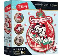 Trefl- Wood Craft Mickey Mouse Puzzle en Bois Contour, 20192, Multicolores
