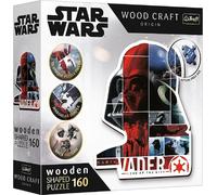 TREFL Wood Craft Origin Puzzle Star Wars : Darth Vader 160 pièces