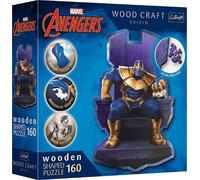 TREFL Wood Craft Origin Puzzle Thanos sur le trône 160 pièces