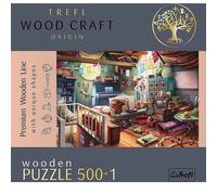 TREFL Wood Craft Origin Puzzle Trésors dans le grenier 501 pièces