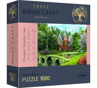 Trefl Wood Craft Origin Puzzle Victorian House 1000 pièces - en bois