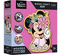 Trefl Wooden Minnie Mouse Junior Puzzle de 50 pièces