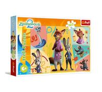 Trefl - Zootopia 2, Ensemble à Zootopia - Puzzle de 160 pièces - Puzzle coloré avec des Personnages de Contes de fées, Amusant pour Les Enfants de 6 Ans et Plus