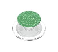 Trèfle à Quatre Feuilles - Esthétique - Vert Irlandais PopSockets PopGrip pour MagSafe