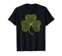 Trèfle à Quatre Feuilles Porte-Bonheur en Toile d'araignée pour la Saint-Patrick T-Shirt