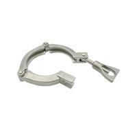 Trèfle à trois clips en acier inoxydable SS304, qualité sanitaire, 1 "-8", avec joint en Silicone, adapté aux raccords de tuyaux fabriqués soi-même(2 Pcs,1.5 inch x k50.5)