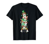 Trèfle Amusant Saint Bernard St Patrick pour Femmes, Hommes et Enfants T-Shirt
