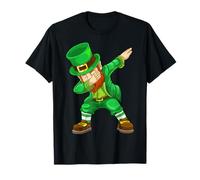 Trèfle irlandais pour enfants - Saint Patrick - Dabbing Leprechaun T-Shirt