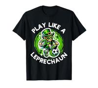 Trèfle mignon pour garçon Leprechaun pour le football de la St Patrick T-Shirt