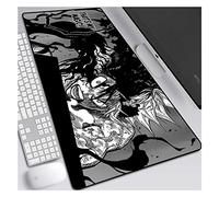 Trèfle Noir Tapis De Souris Anime Speed Gaming |Tapis De Souris XXL | 900 X 400Mm Grand Format |Base De 3 Mm D'Épaisseur | Précision Et Vitesse Parfaites, M