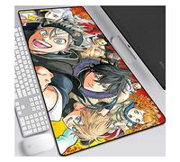 Trèfle Noir Tapis De Souris Anime Speed Gaming |Tapis De Souris XXL | 900 X 400Mm Grand Format |Base De 3 Mm D'Épaisseur | Précision Et Vitesse Parfaites, N