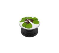 Trèfle Quatre Feuilles St Patricks Day Clover Porte-Bonheur PopSockets PopGrip Adhésif