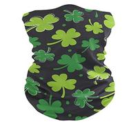 Trèfle Vert De La Saint-Patrick Echarpe Gaiter 26X30Cm Multi-Usage Bandeaux Séchage Rapide Bande De Cheveux pour Extérieur Sports Jogging