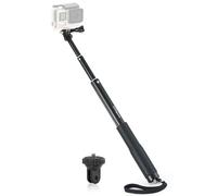 Trehapuva Perche à selfie, extension de 92 cm, poignée monopode étendue étanche compatible avec GoPro Max Hero 12 11 10 9 8 7 6 5 Insta360 Akaso DJI Osmo Action Camera et plus encore