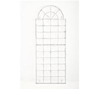 Treillage en fer VIVA avec fixation murale , Blanc antique Blanc G