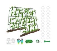Treillis à Concombres - Support de Jardin pour Légumes Grimpants - Structure en U Résistante aux Intempéries pour Grimpantes, Serre et Culture Urbaine