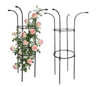 Treillis à Parapluie | Décoratif stable et résistant à la rouille - Cage à Fleurs d'extérieur - pour Roses grimpantes, Clématites, Dragon Fruit, Concombres, Hortensias, Jasmini, Pothos