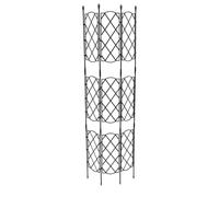 Treillis à Planter pour Plantes Grimpantes, Support Jardin Noir