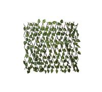Treillis artificiel feuillage en polyéthylène vert 180x90cm - -