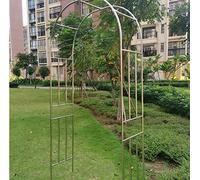 Treillis d'arche de jardin en acier inoxydable - Design résistant aux intempéries pour soutenir les roses et les vignes, parfait pour la décoration extérieure