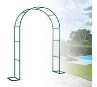 Treillis d'arche de Jardin pour Plantes grimpantes, décoration de Mariage, pergola décorative pour Jardin, intérieur et extérieur, décoration de fête (Couleur : Vert, Dimensions : 120 x 220 cm) (
