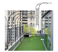 Treillis d'arche de jardin pour plantes grimpantes, structure de support en métal robuste, pergola décorative pour terrasse et décoration de jardin