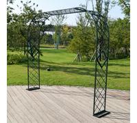 Treillis d'arche de jardin pour plantes grimpantes, tonnelle d'extérieur robuste pour décoration de pelouse et jardin