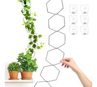 Treillis de chaîne pour plantes grimpantes - Treillis mural pour plantes grimpantes - Accessoire pour plantes d'intérieur - Grille de chaîne pour vignes - Pour jasmin, vigne, roses, monstera, pothos,