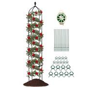 Treillis de clôture - Panneaux de treillis | Hauteur réglable - Accessoires de jardinage pour raisin, pois, haricots, , tour de jardin, obélisque, treillis mural pour décoration de