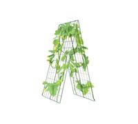 VEVOR Treillis de Concombre pour Plantes grimpantes, Treillis de Jardin Pliable en métal pour lit surélevé, avec Pinces pour Plantes, Support de Plantes, pour tomates, courges, légumes, 117 x 84 cm