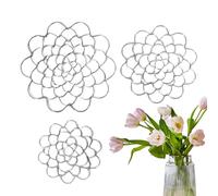 Treillis de fleurs - Séparateur de fleurs de vase 70 g | Le treillis métallique avec disposition en métal se caractérise par une excellente finition et offre une lisse et polie qui offre un