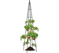 Treillis de jardin - 160 cm - Tour de support pour pots - Treillis pour en pot - Pour extérieur, terrasse, cour, balcon et intérieur - grimpantes - utiles, légumes, fleurs