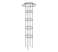 Treillis de jardin - Cadre vertical antirouille, support de vigne stable, structure de grimpantes, tour de fleurs extérieure | Construction en métal enduit de poudre Conception durable Install