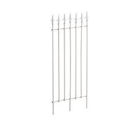 Treillis de Jardin Elisa en Fer Robuste - Tuteur pour Plantes Grimpantes Taille 100 x 50 cm - Support à Rosiers - Différentes Couleurs:, Couleur:Blanc