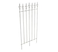 CLP Treillis de Jardin Elisa en Fer Robuste - Tuteur pour Plantes Grimpantes Taille 100 x 50 cm - Support à Rosiers - Différentes Couleurs:, Couleur:Marron Antique