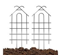 Treillis de Jardin en Métal 2 Pièces Cage de Support pour Vignes