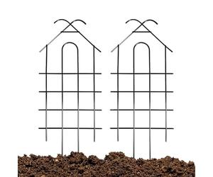 Treillis de Jardin en Métal 2 Pièces Cage de Support pour Vignes