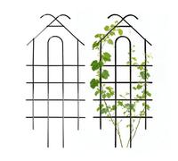 Treillis de Jardin en métal, Cage de Support de Vigne - 52 cm de Haut Treillis extérieur pour intérieur, cérémonie, Porte, Portail, Fleur, Vigne, Monstera, Rose, Fruits