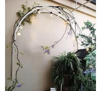 Treillis de Jardin en métal for Support Mural, Arche décorative for Portes, fenêtres et Murs, idéal for Le Lierre, Les Roses, Les vignes, Les concombres et Les clématites(150cm/59in)