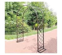 Treillis de jardin en métal pour plantes grimpantes, 2,5 x 2,1 m, pergola extérieure, support d'arche pour roses et vignes, structure de jardin durable pour décoration de jardin et croissance des