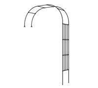 Treillis de jardin en métal robuste, arche résistante aux intempéries pour plantes grimpantes, idéale pour une tonnelle de mariage et un cadre d'entrée décoratif