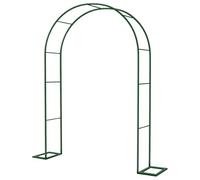 Treillis de jardin en métal robuste pour plantes grimpantes 200/220/230 cm - Support élégant pour vignes et lierres, parfait pour les mariages, les événements en plein air et les célébrations (vert