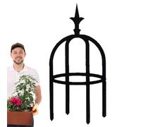 Treillis de jardin en métal - Support antirouille revêtu de PE, obélisque pour plantes hautes pour les grimpantes, design modulaire d'installation facile, tour de jardin résistante aux agents Atmo