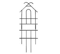 Treillis de jardin en métal - Support en métal pour la croissance des - Cadre de support vertical - Grille d'escalade robuste en fer - Pour intérieur et extérieur, terrasse, balcon, serre