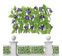 Treillis de Jardin Extensible, Treillis Extensible d'extérieur, Clôtures décoratives Extensibles, Treillis Multifonctionnel d'extérieur pour Fond de Verte, Mur, Balcon