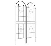 Treillis de jardin Outsunny Acier 50x180cm Noir