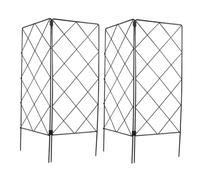 Treillis de Jardin Pliable pour Plantes Grimpantes 2 Pièces | Vignes et Raisins, Usage Maison et Ferme, Structure Facile à Utiliser, Favorise la Croissance Verticale