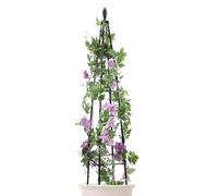 Treillis de Jardin pour Grimpantes, Structure de Jardin pour Grinpantes, Support Stable Portable Gain de Place pour Balcon Potager Légumes Haricots Pois Concombres Espaces Extérieurs