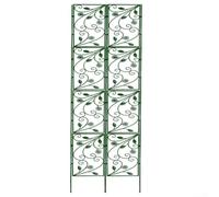 Treillis de jardin pour plantes grimpantes - Construction antirouille - Prend en charge les fruits, les légumes, les fleurs pour l'intérieur et l'extérieur - Avec fonctions d'économie d'espace (150 x