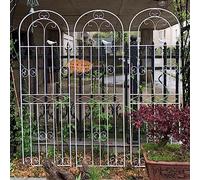 Treillis de jardin pour plantes grimpantes de 180 cm - Support blanc - Clôture arquée parfaite pour patio, cour, jardin, support mural pour plantes grimpantes
